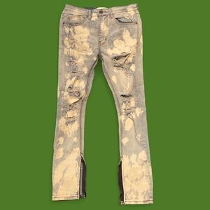 KDNK Distressed Skinny Jeans Sz 30x30
